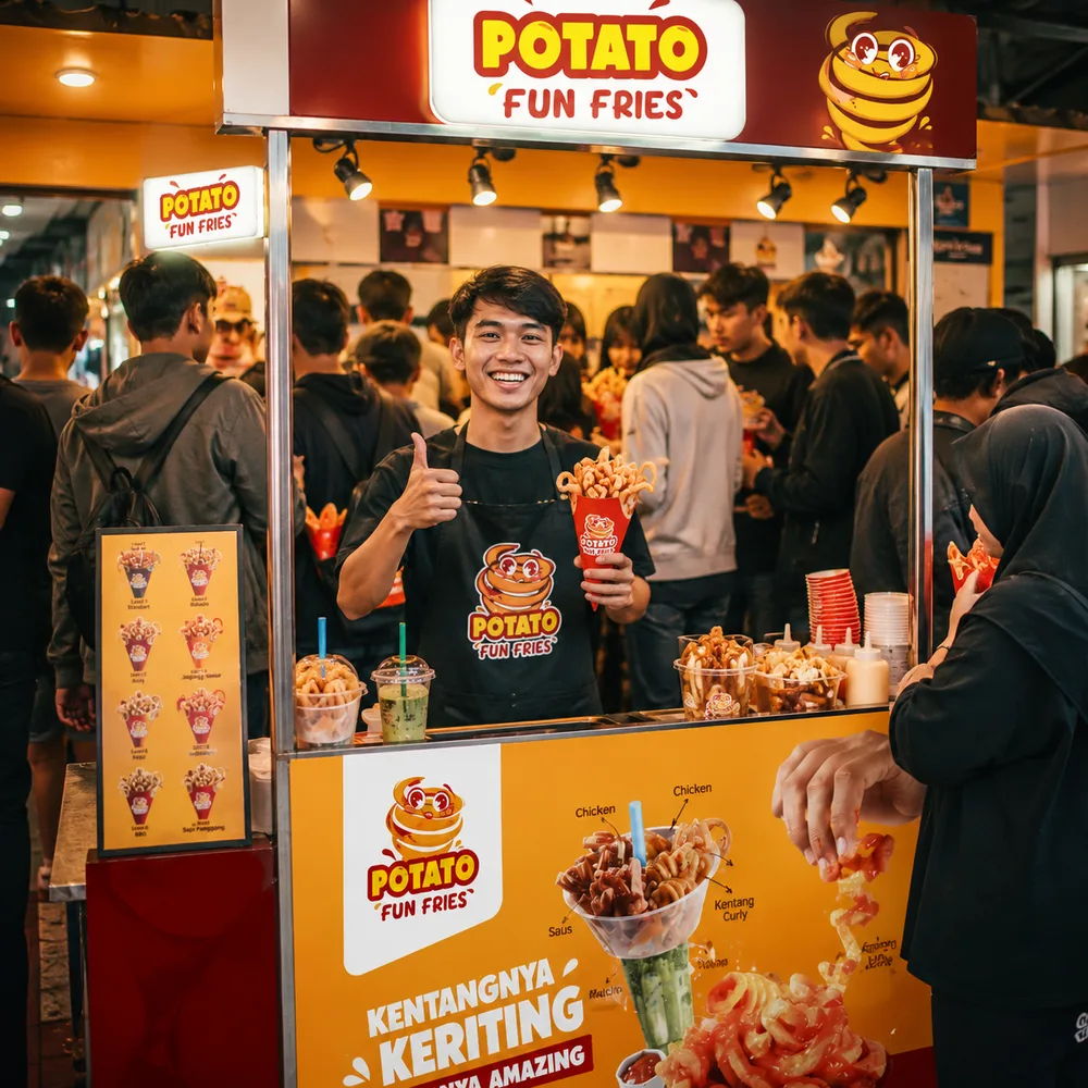 Solusi Kemitraan Potato Fun Fries